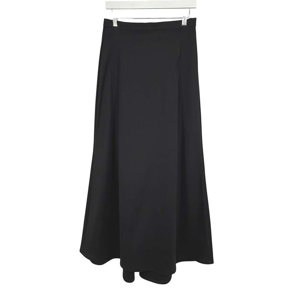 Tadashi Maxi Skirt Womens 10 Black Excellent A-Line Flared Formal CY5598LX